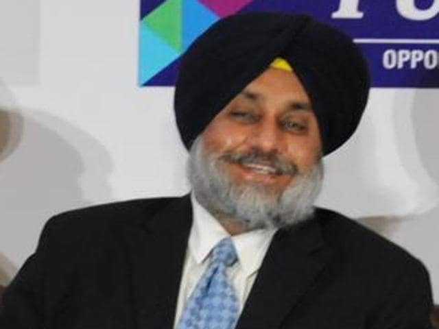 Punjab deputy chief minister Sukhbir Singh Badal (HT File Photo) Punjab deputy chief minister Sukhbir Singh Badal (HT File Photo)