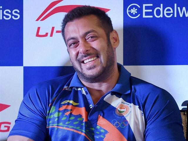 Bollywood actor Salman Khan was announced as Goodwill Ambassador of Indian contingent for Rio Olympics 2016, in New Delhi on Saturday. (PTI) Bollywood actor Salman Khan was announced as Goodwill Ambassador of Indian contingent for Rio Olympics 2016, in New Delhi on Saturday. (PTI)