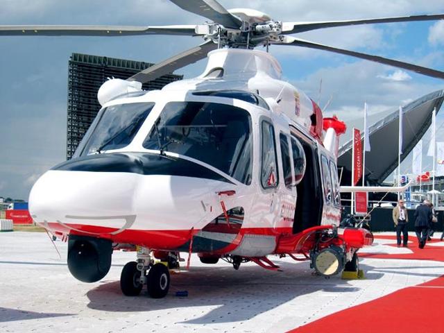 A file picture of an AgustaWestland helicopter.