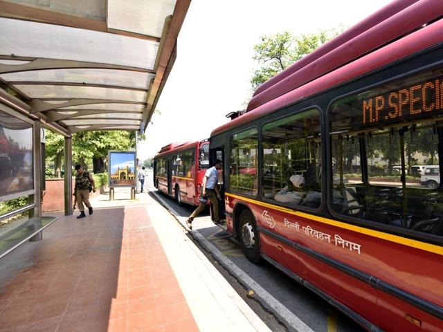 The Lok Sabha Secretariat and the Delhi government were at loggerheads on Wednesday, over the issue of MPs exemption from the Odd Even Scheme, with a senior Parliament official snubbing the AAP government over its decision to discontinue the ‘MP Special’ bus service. (Hindustan Times Photo) The Lok Sabha Secretariat and the Delhi government were at loggerheads on Wednesday, over the issue of MPs exemption from the Odd Even Scheme, with a senior Parliament official snubbing the AAP government over its decision to discontinue the ‘MP Special’ bus service. (Hindustan Times Photo)