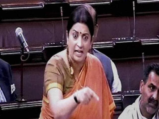 The committee has decided to seek an explanation from Union Minister Smriti Irani on why did she make a reference to Hindu goddess Durga during the Vemula debate and why she made some remarks quoting Yechury. (PTI Photo) The committee has decided to seek an explanation from Union Minister Smriti Irani on why did she make a reference to Hindu goddess Durga during the Vemula debate and why she made some remarks quoting Yechury. (PTI Photo)