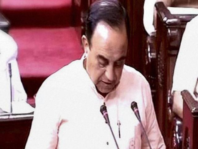 BJP leader Subramanian Swami sought to drag Sonia Gandhi’s name in the controversial AgustaWestland helicopter contract bribery case. (PTI) BJP leader Subramanian Swami sought to drag Sonia Gandhi’s name in the controversial AgustaWestland helicopter contract bribery case. (PTI)