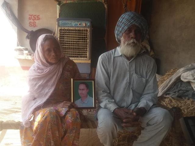 The family of Jagsir Singh(HT Photo)