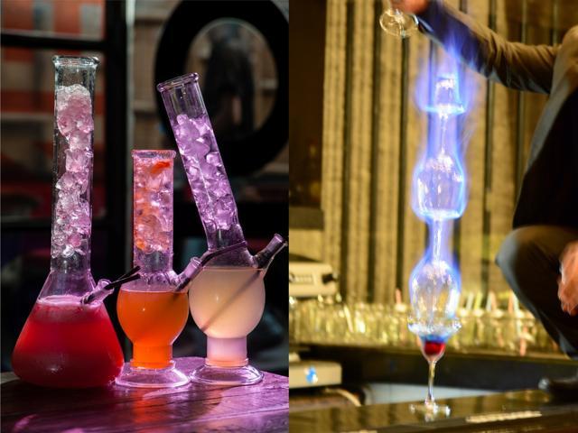 Bongtails at Raasta, and Flaming Glass Tower at Talli Singh, Gurgaon. Bongtails at Raasta, and Flaming Glass Tower at Talli Singh, Gurgaon.