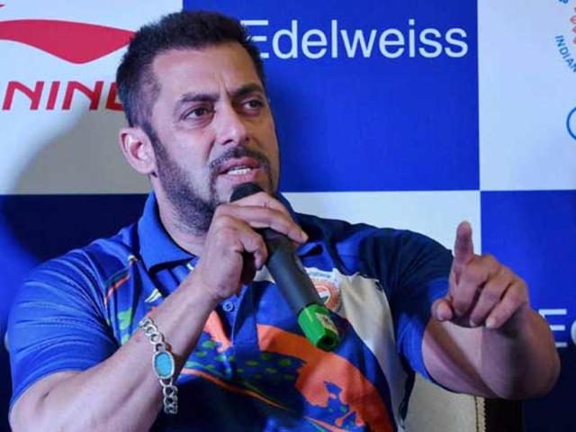 Bollywood actor Salman Khan speaks during a press conference. (PTI Photo) Bollywood actor Salman Khan speaks during a press conference. (PTI Photo)