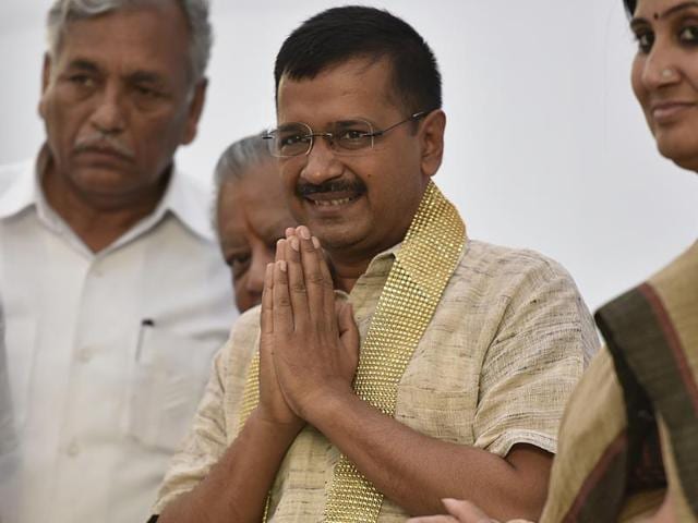 Delhi chief minister Arvind Kejriwal was re-elected to the post of party convenor of the Aam Aadmi Party. The 25-member national council now has 18 new entrants. (Raj K Raj / HT Photo) Delhi chief minister Arvind Kejriwal was re-elected to the post of party convenor of the Aam Aadmi Party. The 25-member national council now has 18 new entrants. (Raj K Raj / HT Photo)