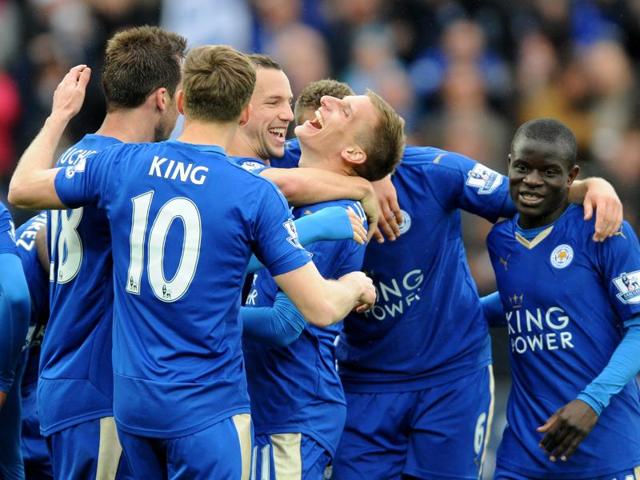 Infantino said the Foxes’ improbable table-topping feats proves cash is not always king. (REUTERS) Infantino said the Foxes’ improbable table-topping feats proves cash is not always king. (REUTERS)