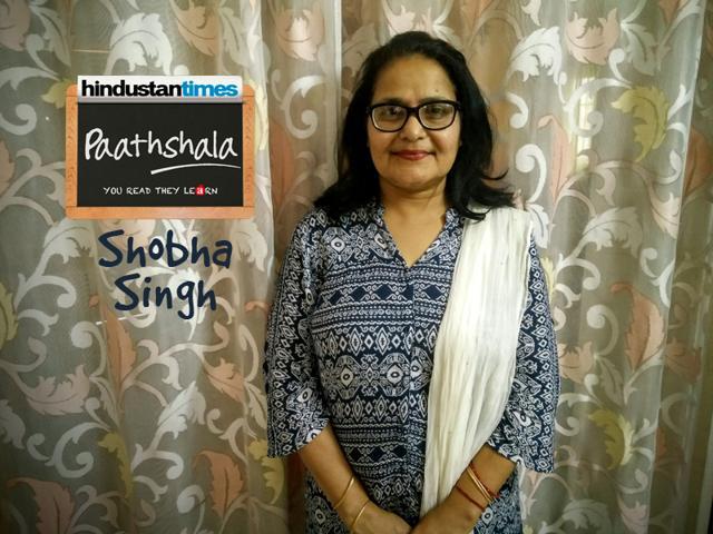 Homemaker, Shobha Singh, volunteered at HT Paathshala to teach drawing and added a new dimension to her life. (Special arrangement) Homemaker, Shobha Singh, volunteered at HT Paathshala to teach drawing and added a new dimension to her life. (Special arrangement)