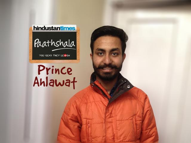 An engineer by qualification and science teacher by profession, 23 year old Prince Ahlawat is an HT Paathshala volunteer committed to creating education awareness. (Special arrangement)