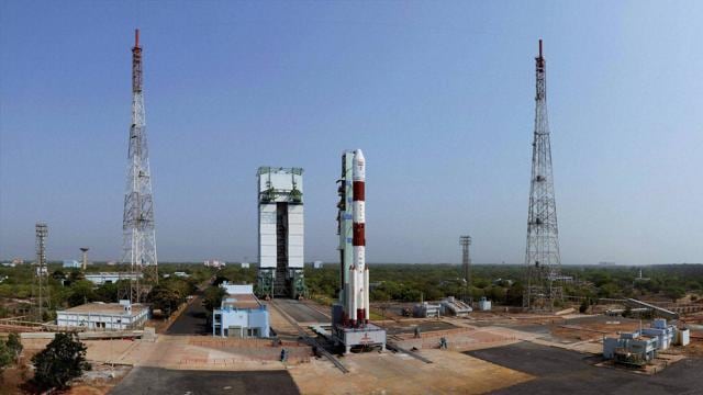 ISRO's seventh navigation satellite IRNSS-1G a day before its launch from spaceport of Sriharikota on Wednesday. (PTI)