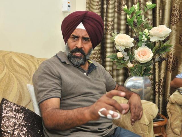 Shiromani Akali Dal (SAD) Jalandhar Cantonment MLA and former Indian hockey captain Pargat Singh(Pardeep Pandit/HT Photo)