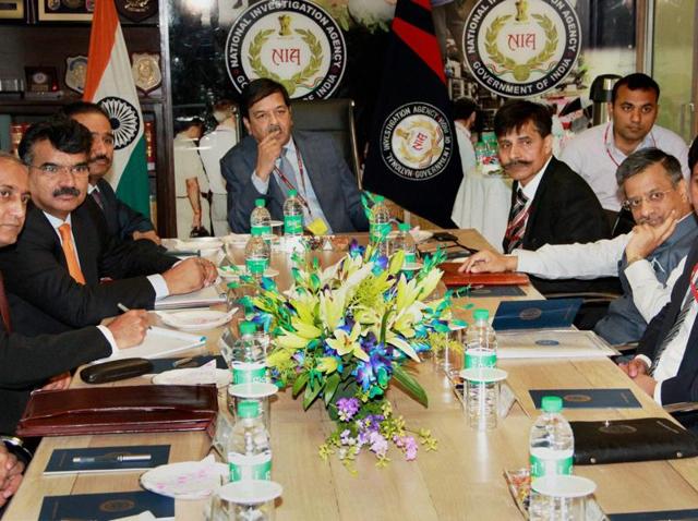 Members of Pakistan's Joint Investigation Team in a meeting with officials of the National Investigation Agency (NIA), in New Delhi. (PTI File Photo) Members of Pakistan's Joint Investigation Team in a meeting with officials of the National Investigation Agency (NIA), in New Delhi. (PTI File Photo)