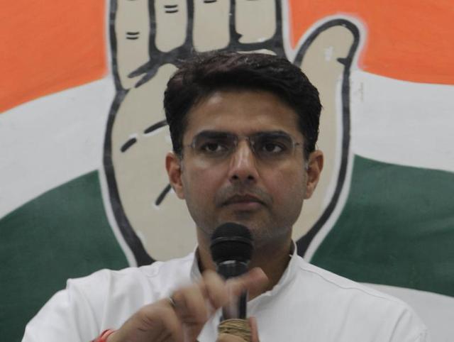 Sachin Pilot accused the BJP-led Centre of using the AgustaWestland chopper deal row to divert public attention from its failures in the last two years. (Subhendu Ghosh/HT File Photo) Sachin Pilot accused the BJP-led Centre of using the AgustaWestland chopper deal row to divert public attention from its failures in the last two years. (Subhendu Ghosh/HT File Photo)