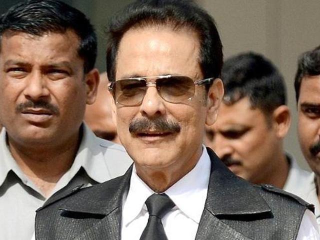 File photo of Sahara Group chief Subrata Roy being taken to the Supreme Court. Roy requested the court on Wednesday to release him on parole because poor health conditions may not allow him to “survive another summer behind bars”. (AFP) File photo of Sahara Group chief Subrata Roy being taken to the Supreme Court. Roy requested the court on Wednesday to release him on parole because poor health conditions may not allow him to “survive another summer behind bars”. (AFP)