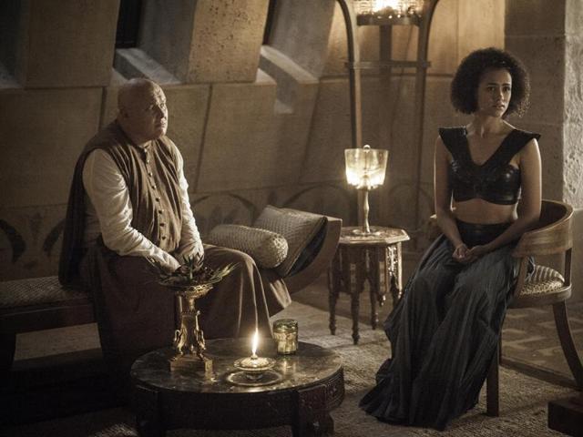 Missandei must miss Daenerys so much with the castle full of just men now. (HBO)
