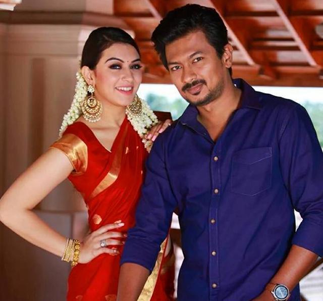 Ahmed’s film is 25 minutes longer than Jolly LLB, and the director uses this time to incorporate what seemed like a romantic preamble to the courtroom drama played out by Stalin’s Shakti and Hansika Motwani’ Priya. (UdhayStalin/Facebook)