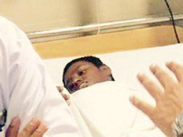 Seven mentally disabled children died at the government’s JK Lone hospital in the last 10 days in Jaipur. Fifteen were admitted with diarrhoea, vomiting, septicaemia (infection in the blood) and serious shock. Sachin Pilot (R) visited the children in the hospital on Friday. (Sachin Pilot Twitter account) Seven mentally disabled children died at the government’s JK Lone hospital in the last 10 days in Jaipur. Fifteen were admitted with diarrhoea, vomiting, septicaemia (infection in the blood) and serious shock. Sachin Pilot (R) visited the children in the hospital on Friday. (Sachin Pilot Twitter account)