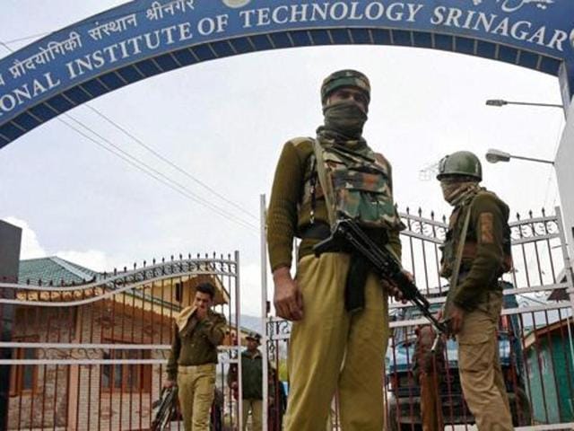 On April 18, the helpline — aimed at a faster redressal of grievances of students of the NIT and the adjacent Kashmir University — was formally launched and a notice put out on the NIT website. (HT File Photo) On April 18, the helpline — aimed at a faster redressal of grievances of students of the NIT and the adjacent Kashmir University — was formally launched and a notice put out on the NIT website. (HT File Photo)