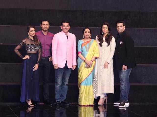 Malaika Arora Khan, Randeep Hooda, filmmaker Omung Kumar, actors Kirron Kher, Aishwarya and filmmaker Karan Johar were also right there. (IANS)
