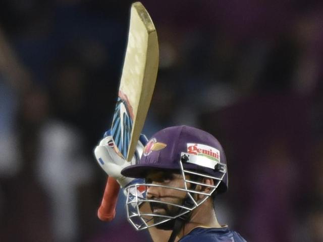 Ajinkya Rahane scored 53 from 45. (Anshuman Poyrekar/HT Photo) Ajinkya Rahane scored 53 from 45. (Anshuman Poyrekar/HT Photo)