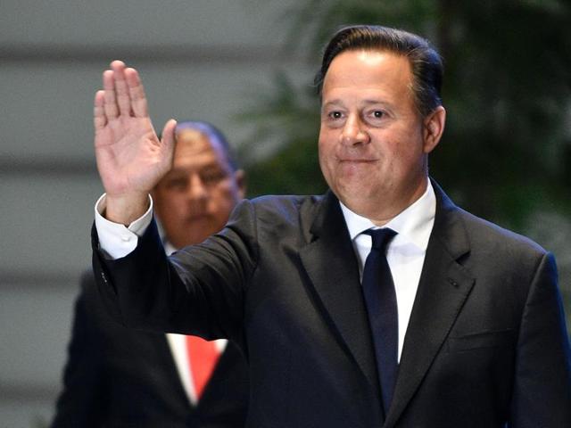 Panama President Juan Carlos Varela did not specify how much time Panama was seeking to meet the OECD’s reporting standards.(AFP File)