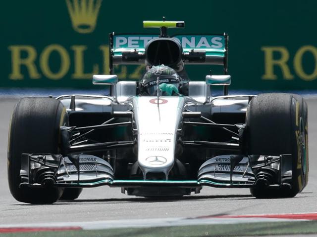 Rosberg, who has won all three races this season and is 36 points ahead of Hamilton overall, led him by .722 seconds. (REUTERS) Rosberg, who has won all three races this season and is 36 points ahead of Hamilton overall, led him by .722 seconds. (REUTERS)