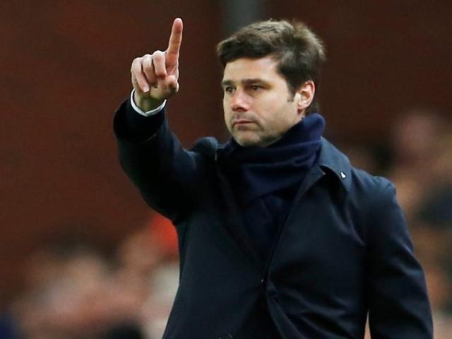 Pochettino appeared to end talk of a move to Old Trafford by saying he had no qualms in staying with Tottenham. (Reuters) Pochettino appeared to end talk of a move to Old Trafford by saying he had no qualms in staying with Tottenham. (Reuters)