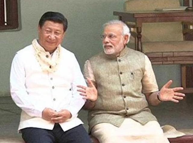 Prime Minister Narendra Modi with the China's President Xi Jinping during his visit to India. (AFP file photo) Prime Minister Narendra Modi with the China's President Xi Jinping during his visit to India. (AFP file photo)