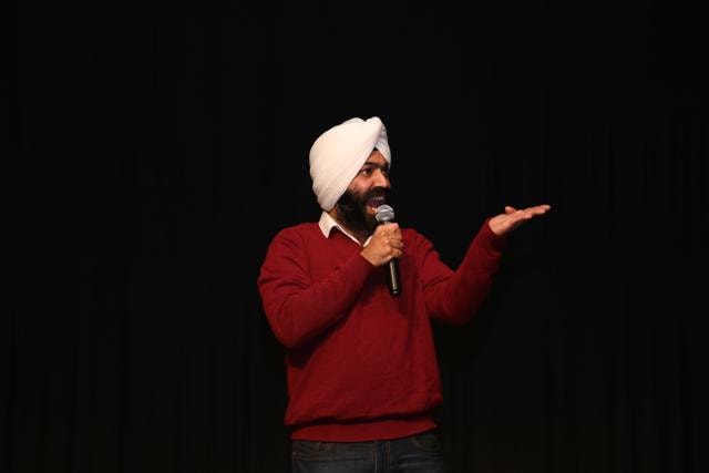 Stand-up comedian Vikramjit Singh.