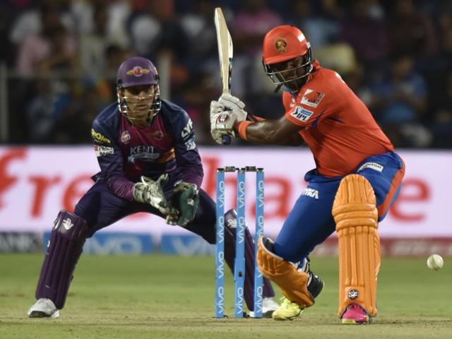 Dwayne Smith of Gujarat Lions in action against Rising Pune Supergiants during an IPL game in Pune.(HT Photo) Dwayne Smith of Gujarat Lions in action against Rising Pune Supergiants during an IPL game in Pune.(HT Photo)