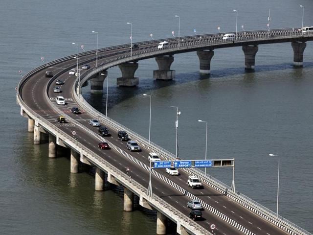 The Bandra-Worli sea link(Hindustan Times)