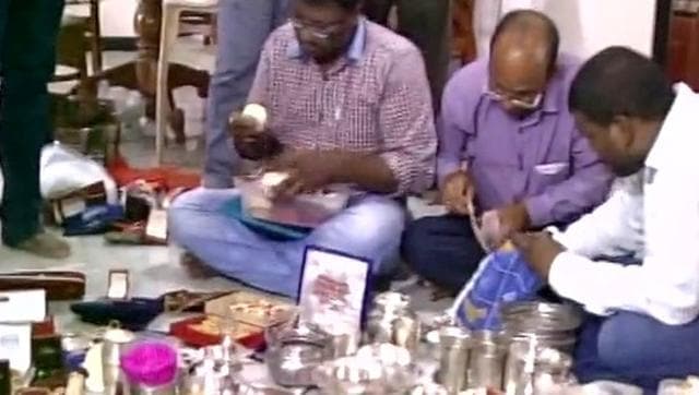 Assets worth Rs 800 crore were seized from A Mohan, a senior transport official in Andhra Pradesh. Mohan has been arrested by the ACB. (ANI) Assets worth Rs 800 crore were seized from A Mohan, a senior transport official in Andhra Pradesh. Mohan has been arrested by the ACB. (ANI)