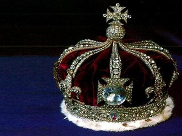 The Kohinoor diamond as part of the British Monarch’s crown. (HT File Photo) The Kohinoor diamond as part of the British Monarch’s crown. (HT File Photo)
