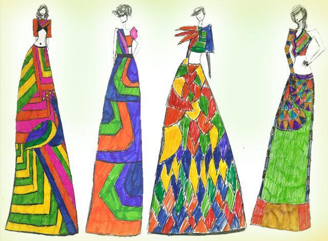 Cute but conservative! (Sketches by Avantika Pathania) Cute but conservative! (Sketches by Avantika Pathania)