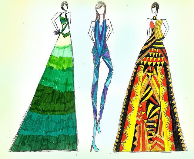 Anushkha, just remember, tied-up hair will give the look that perfect balance of feminine and masculine. (Sketches by Avantika Pathania) Anushkha, just remember, tied-up hair will give the look that perfect balance of feminine and masculine. (Sketches by Avantika Pathania)