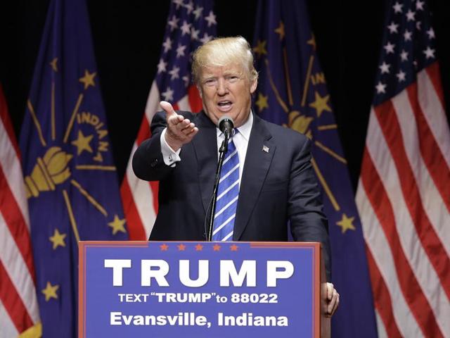 Republican presidential candidate Donald Trump speaks in Evansville. (AP File Photo) Republican presidential candidate Donald Trump speaks in Evansville. (AP File Photo)