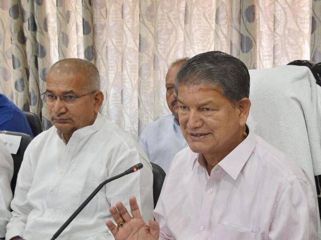 In this file photo, former Uttarakhand CM Harish Rawat addresses a press conference in Dehradun. (PTI) In this file photo, former Uttarakhand CM Harish Rawat addresses a press conference in Dehradun. (PTI)