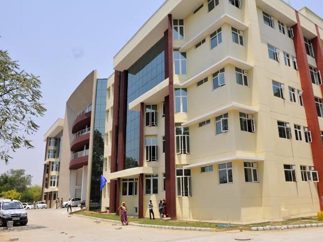 The building has been constructed in line with the Energy Conservation Building Code. (Abhinav Saha/ HT Photo) The building has been constructed in line with the Energy Conservation Building Code. (Abhinav Saha/ HT Photo)