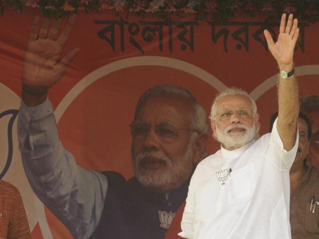 Tight security arrangements have been made for Prime Minister Narendra Modi’s visit to Maldepur at Ballia on Sunday(HT File Photo) Tight security arrangements have been made for Prime Minister Narendra Modi’s visit to Maldepur at Ballia on Sunday(HT File Photo)