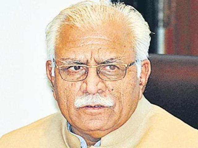 Khattar has almost a dozen political appointees, mostly from the RSS stable, as his aides and advisers. (HT Photo) Khattar has almost a dozen political appointees, mostly from the RSS stable, as his aides and advisers. (HT Photo)