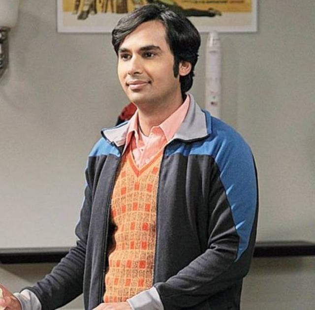 Kunal Nayyar as Raj Koothrappali in The Big Bang Theory. (CBS)
