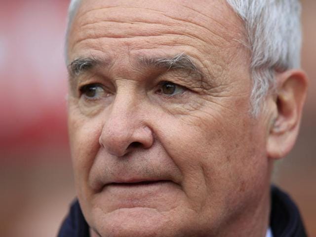 Leicester's manager Claudio Ranieri takes to the touchline before the English Premier League football match between Manchester United and Leicester at Old Trafford Stadium, Manchester. (AP File Photo) Leicester's manager Claudio Ranieri takes to the touchline before the English Premier League football match between Manchester United and Leicester at Old Trafford Stadium, Manchester. (AP File Photo)