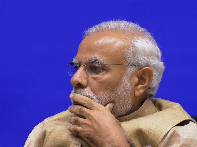 Gujarat Congress accused PM Modi of giving two different dates of birth during on his academic records/(HT file photo)