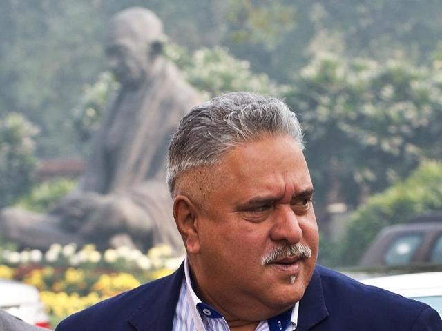 UB Group chairman Vijay Mallya being interviewed by the Financial Times in London last week. He says he wants to settle up, but a reasonable amount that he can afford(PTI file photo)