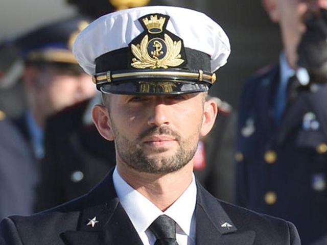 One of the pair returned to Italy with health problems, but India has refused to let the other man, Salvatore Girone (pictured above), leave the country.(AFP File Photo) One of the pair returned to Italy with health problems, but India has refused to let the other man, Salvatore Girone (pictured above), leave the country.(AFP File Photo)