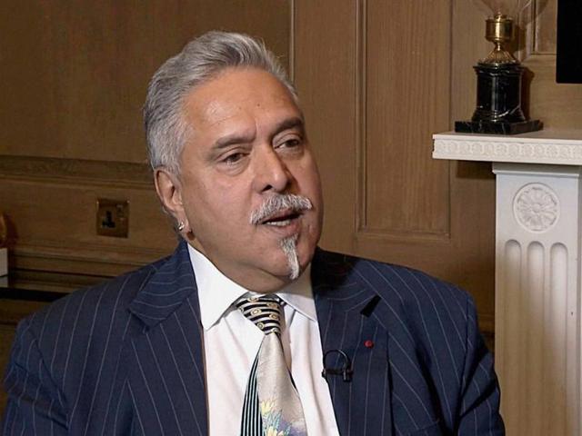 Vijay Mallya at an interview with the Financial Times in London.(PTI)