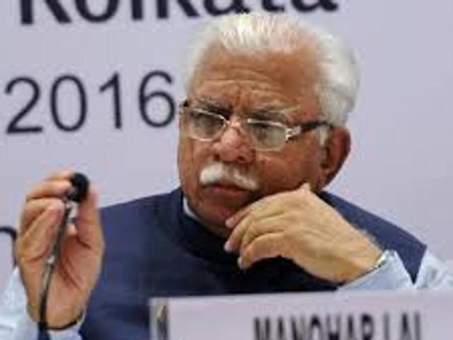 Haryana chief minister Manohar Lal Khattar (HT File Photo) Haryana chief minister Manohar Lal Khattar (HT File Photo)