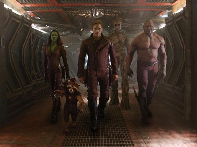 Guardians of the Galaxy (2014), Director: James Gunn, Stars: Chris Pratt, Zoe Saldana, Vin Diesel, Bradley Cooper, Worldwide gross: $773 million.