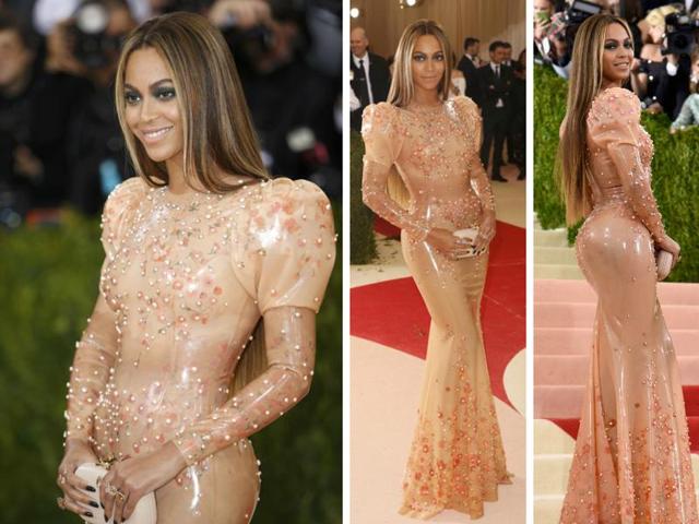 Queen Bey walked the red carpet at Met Gala without husband Jay Z. In her first major appearance since Lemonade -- her revenge album detailing alleged marital infidelities -- came out, Beyonce arrived wearing a custom Givenchy gown that was basically made of latex. (AFP) Queen Bey walked the red carpet at Met Gala without husband Jay Z. In her first major appearance since Lemonade -- her revenge album detailing alleged marital infidelities -- came out, Beyonce arrived wearing a custom Givenchy gown that was basically made of latex. (AFP)