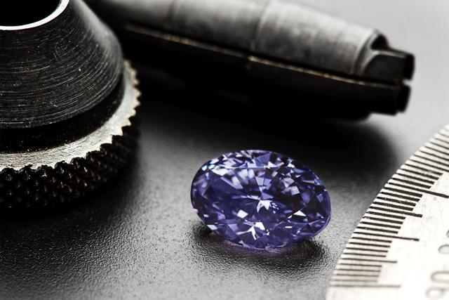 Rio Tinto said violet diamonds were extremely rare with only 12 carats of polished stone produced for the tender in 32 years. (AFP)